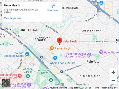 Directions to Helyx Health in Palo Alto, CA