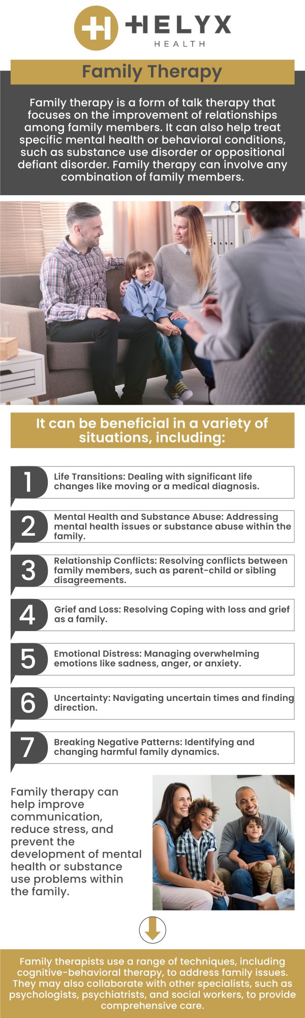 Family counseling is a powerful resource designed to help families navigate and resolve conflicts, improve communication, and strengthen their bonds. By creating a safe and neutral space, our experienced mental health professionals understand each other's perspectives and work collaboratively on shared goals. Our dedicated team helps to address a wide range of issues, from major life transitions and grief to behavioral problems and chronic conflict, helping to restore harmony and build a more resilient family unit. For more information, contact us today or schedule an appointment online today. We serve patients across the state of California, including locations in Palo Alto, Beverly Hills, and San Francisco, CA. Family counseling is a powerful resource designed to help families navigate and resolve conflicts, improve communication, and strengthen their bonds. By creating a safe and neutral space, our experienced mental health professionals understand each other's perspectives and work collaboratively on shared goals. Our dedicated team helps to address a wide range of issues, from major life transitions and grief to behavioral problems and chronic conflict, helping to restore harmony and build a more resilient family unit. For more information, contact us today or schedule an appointment online today. We serve patients across the state of California, including locations in Palo Alto, Beverly Hills, and San Francisco, CA.