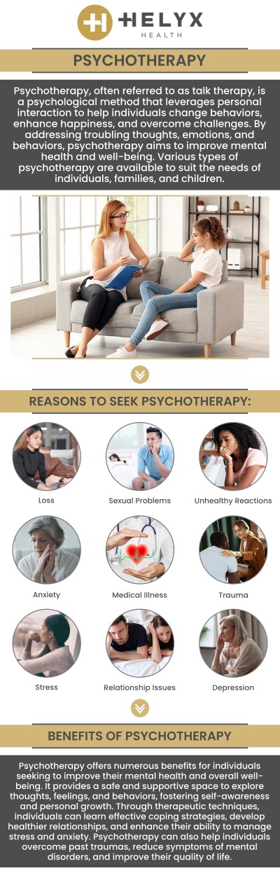Looking for psychotherapy specialist near me? Psychotherapy can help individuals address, manage, and overcome a wide range of mental health conditions. Dr. Britney Blair, and her team of medical professionals help treat your mental health conditions so that you can start living life again! You are not alone, and help is only one appointment away! Psychotherapy is available at Helyx Health. For more information, contact us or request an appointment online. We are conveniently located at 9465 Wilshire Boulevard Suite 300, Beverly Hills, CA 90212. Looking for psychotherapy specialist near me? Psychotherapy can help individuals address, manage, and overcome a wide range of mental health conditions. Dr. Britney Blair, and her team of medical professionals help treat your mental health conditions so that you can start living life again! You are not alone, and help is only one appointment away! Psychotherapy is available at Helyx Health. For more information, contact us or request an appointment online. We are conveniently located at 9465 Wilshire Boulevard Suite 300, Beverly Hills, CA 90212.